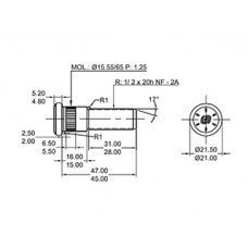 BULON FORD RANGER/RANGER NUEVA 1/2X46