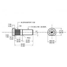 BULON FORD F350 5X8X23
