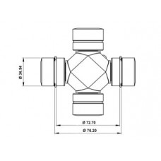 CRUCETA FORD DUTY/SUPER DUTY 35/117=15294